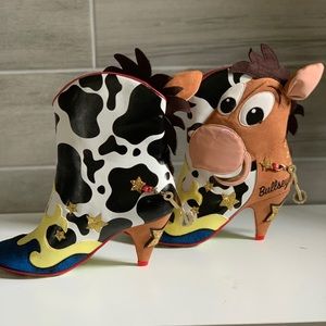 Irregular choice toy story trusty steed boots